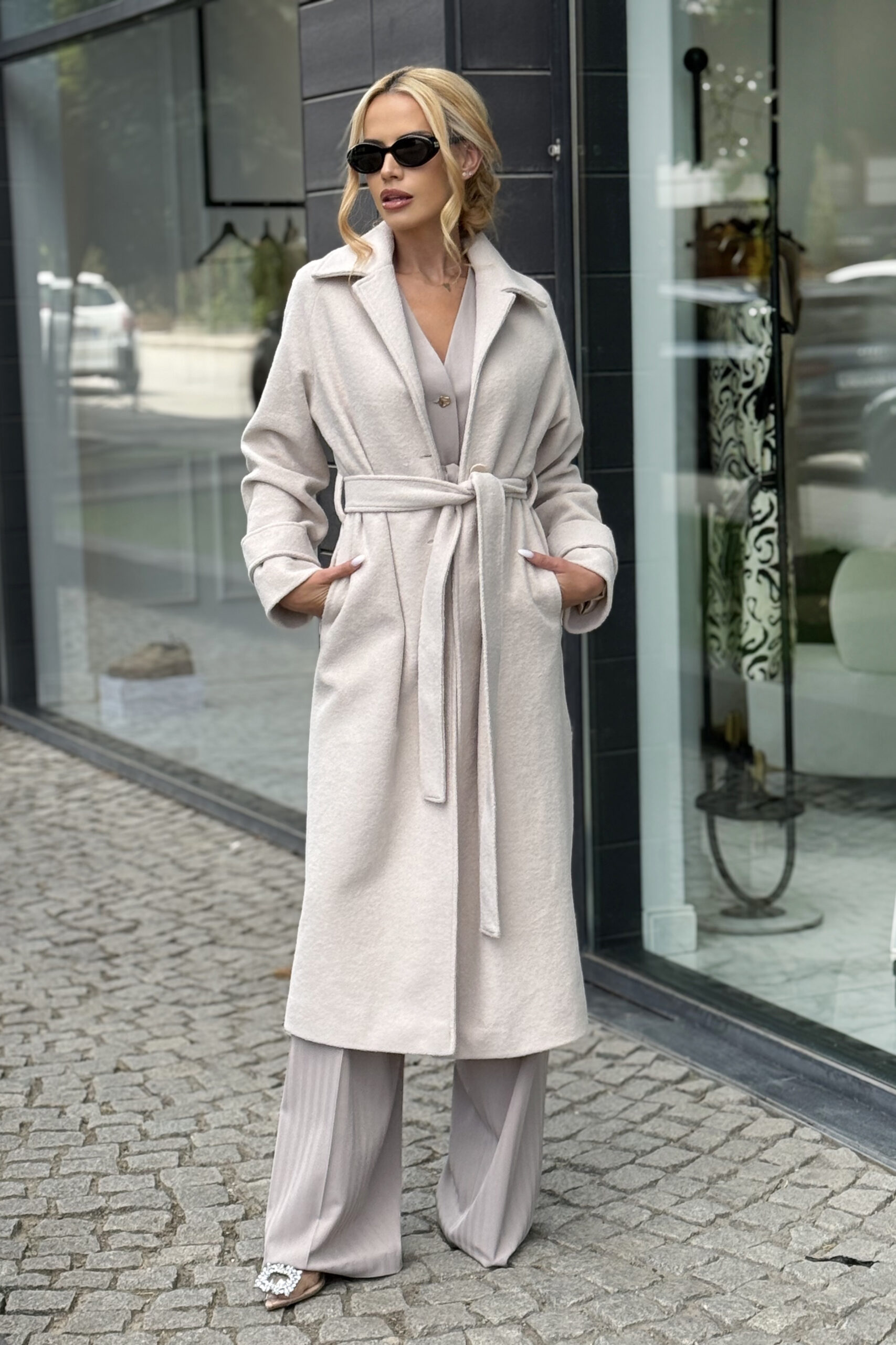 Палто Ivory Wool 90% вълна