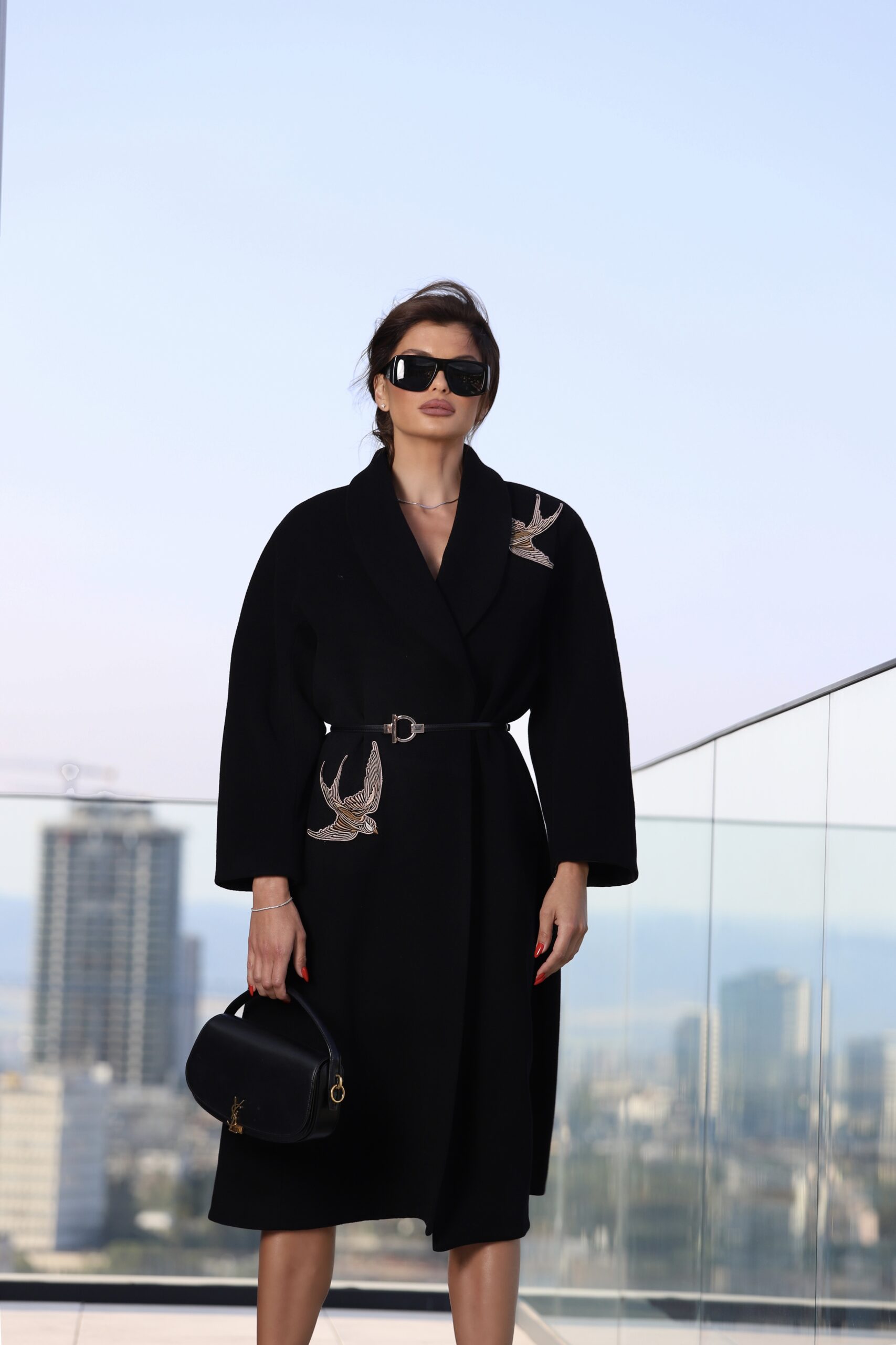Палто Wool & Cashmere с бродерия